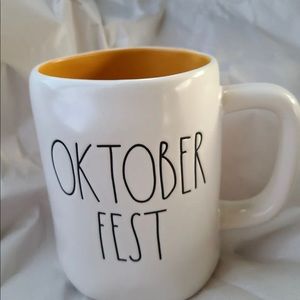 Rae Dunn OKTOBER FEST COFFEE MUG TEA NEW WITH TAG